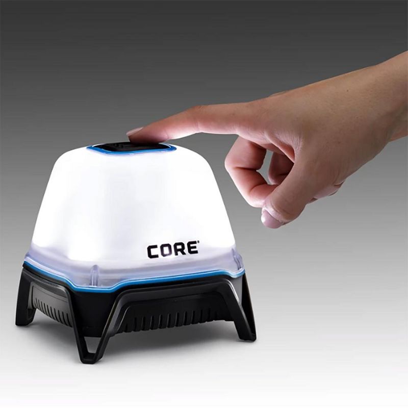 8" LED Solar Portable Outdoor Lantern with Flame - Techko Kobot