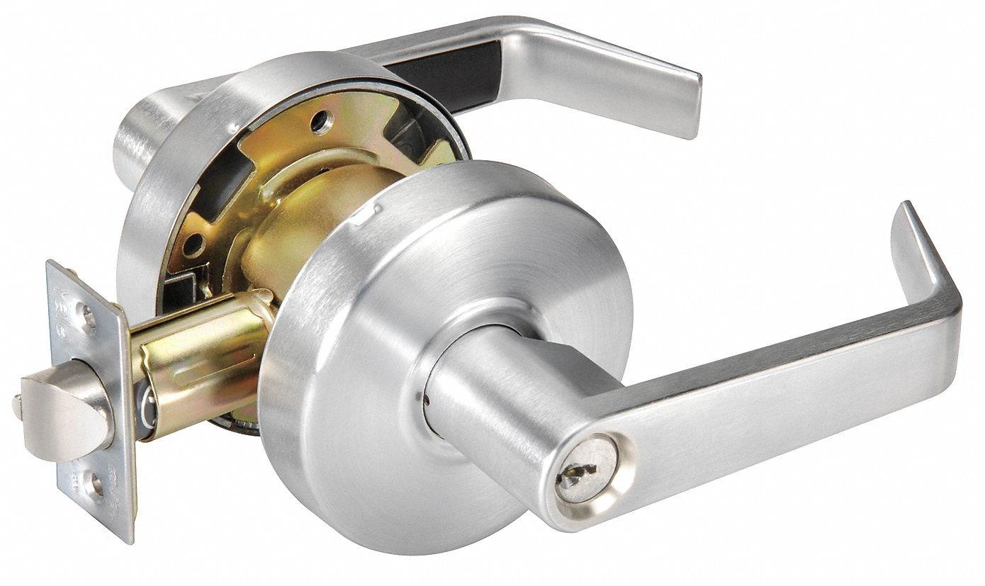 YALE AU4607LN x 626 Lever Lockset,Mechanical,Entrance