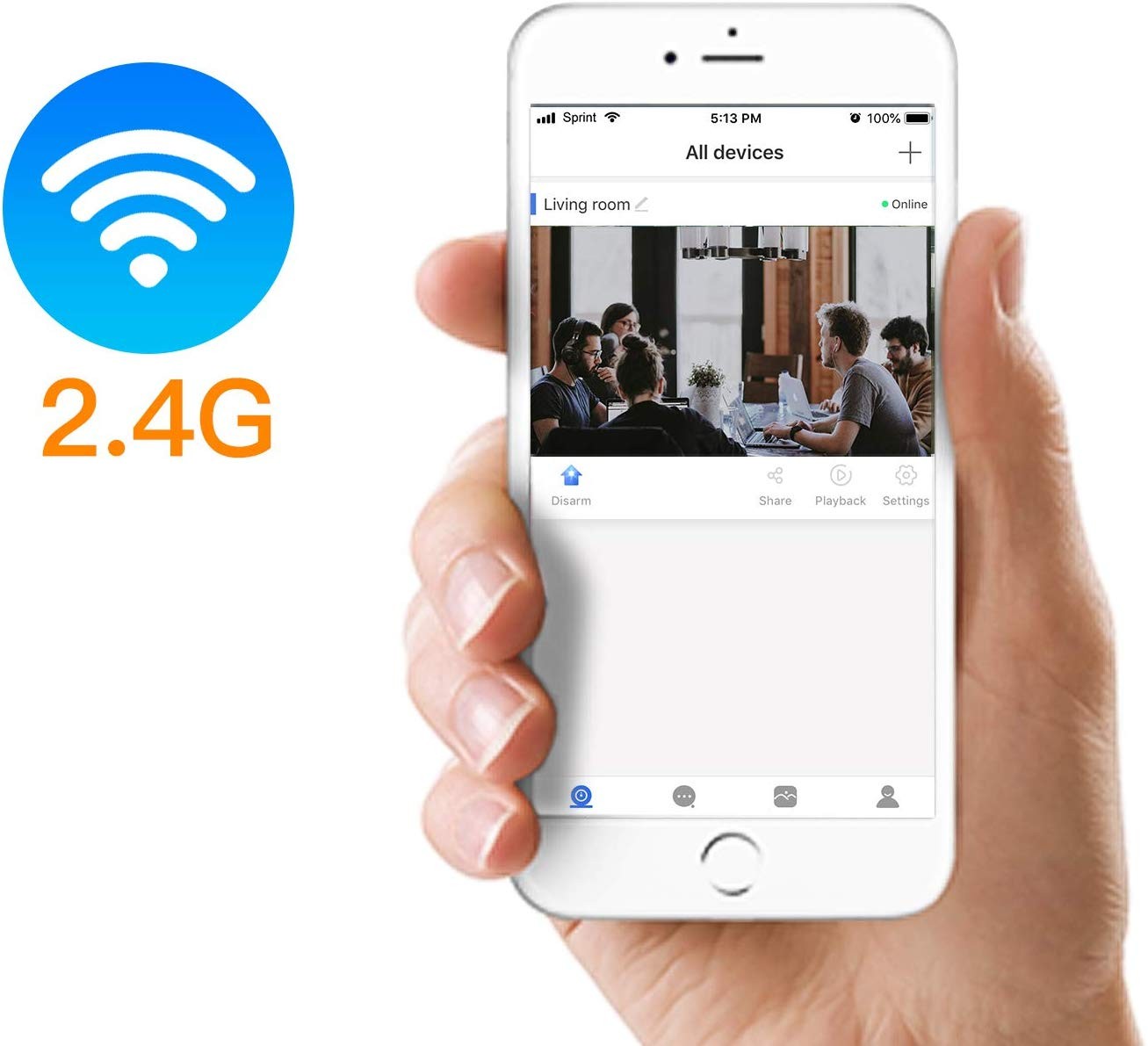 Wireless Security Camera 1080P HD Indoor WiFi Home Cameras with 32GB MicroSD Card Pan Tilt Zoom Baby Pet Monitor with two Way Audio Night Vision Motion Detection