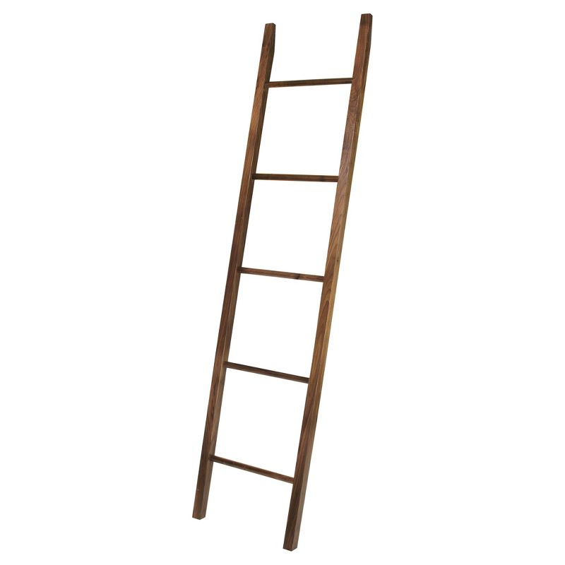 Decorative Ladder with Solid Walnut - Flora Home