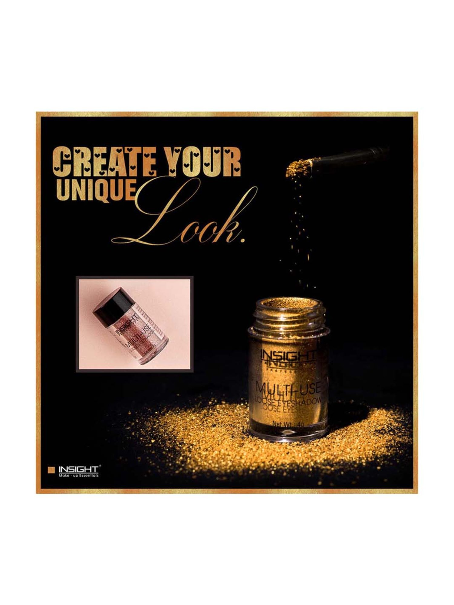 Insight Cosmetics Multi-Use Loose Eyeshadow 04-Moonlight - 7 gm