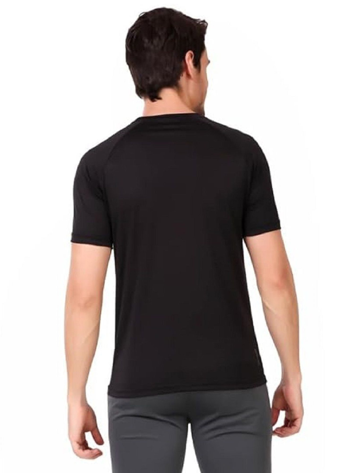Vector X Black Regular Fit T-Shirt