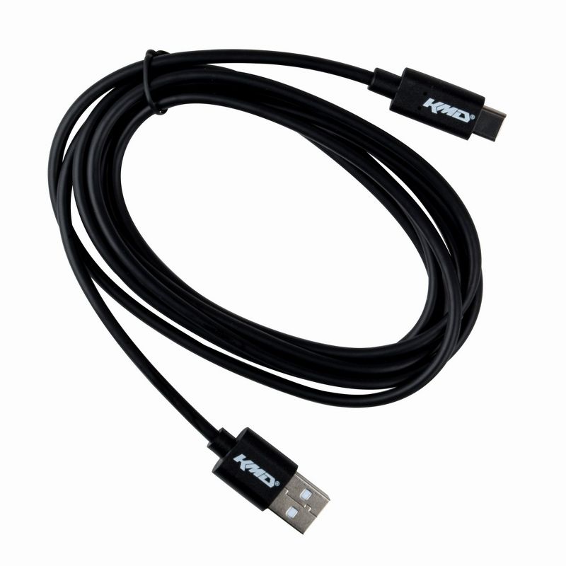 KMD 6FT Type C USB Sync Data Transfer Charging Cable Compatible with Nintendo Switch - Black