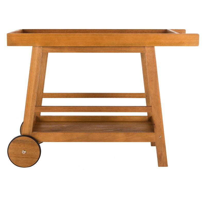 Slat Top Serving Cart - Gray - Apollo Outdoor