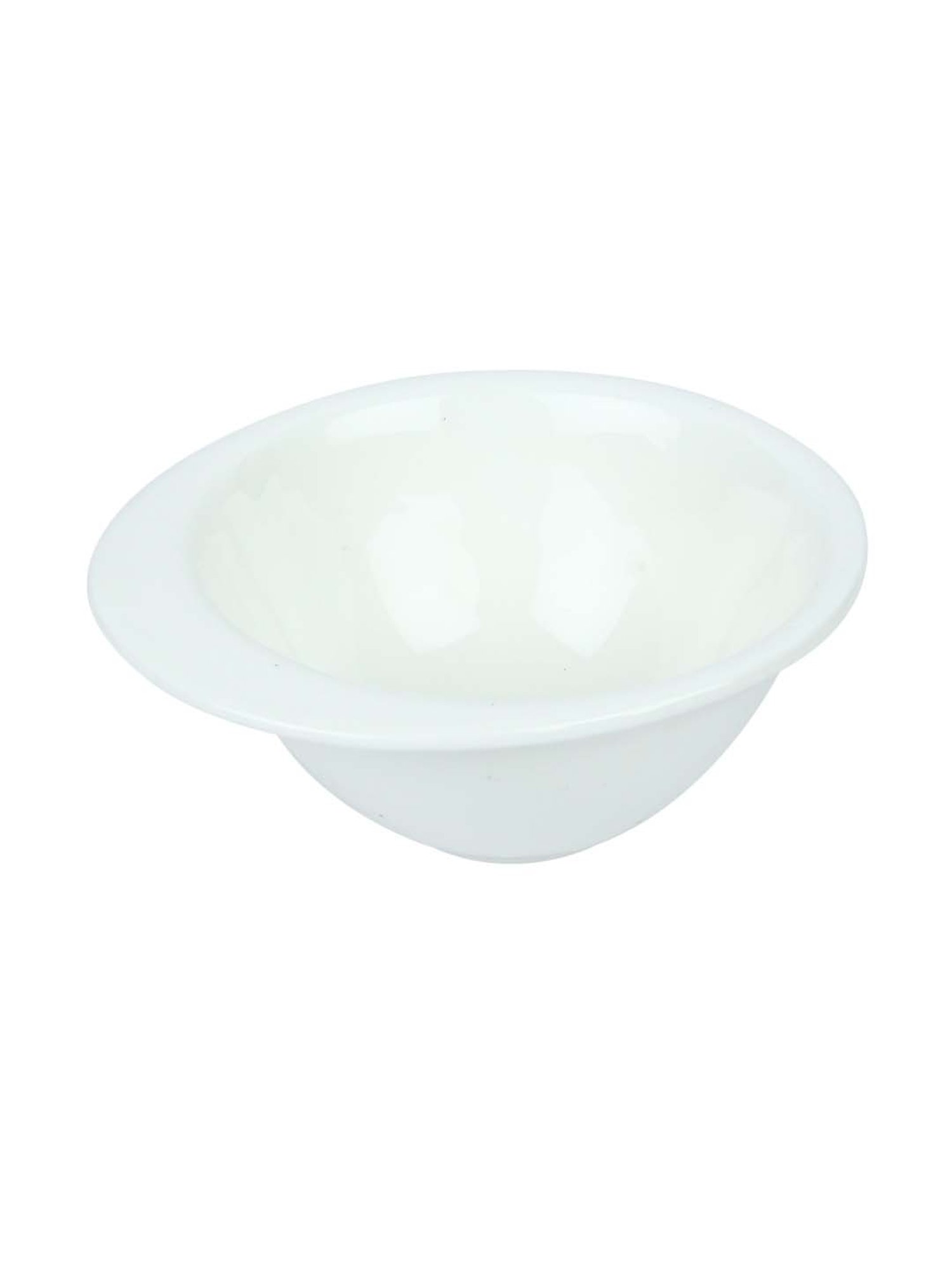 Aapno Rajasthan White Ceramic Ceareal Bowl - Set of 2