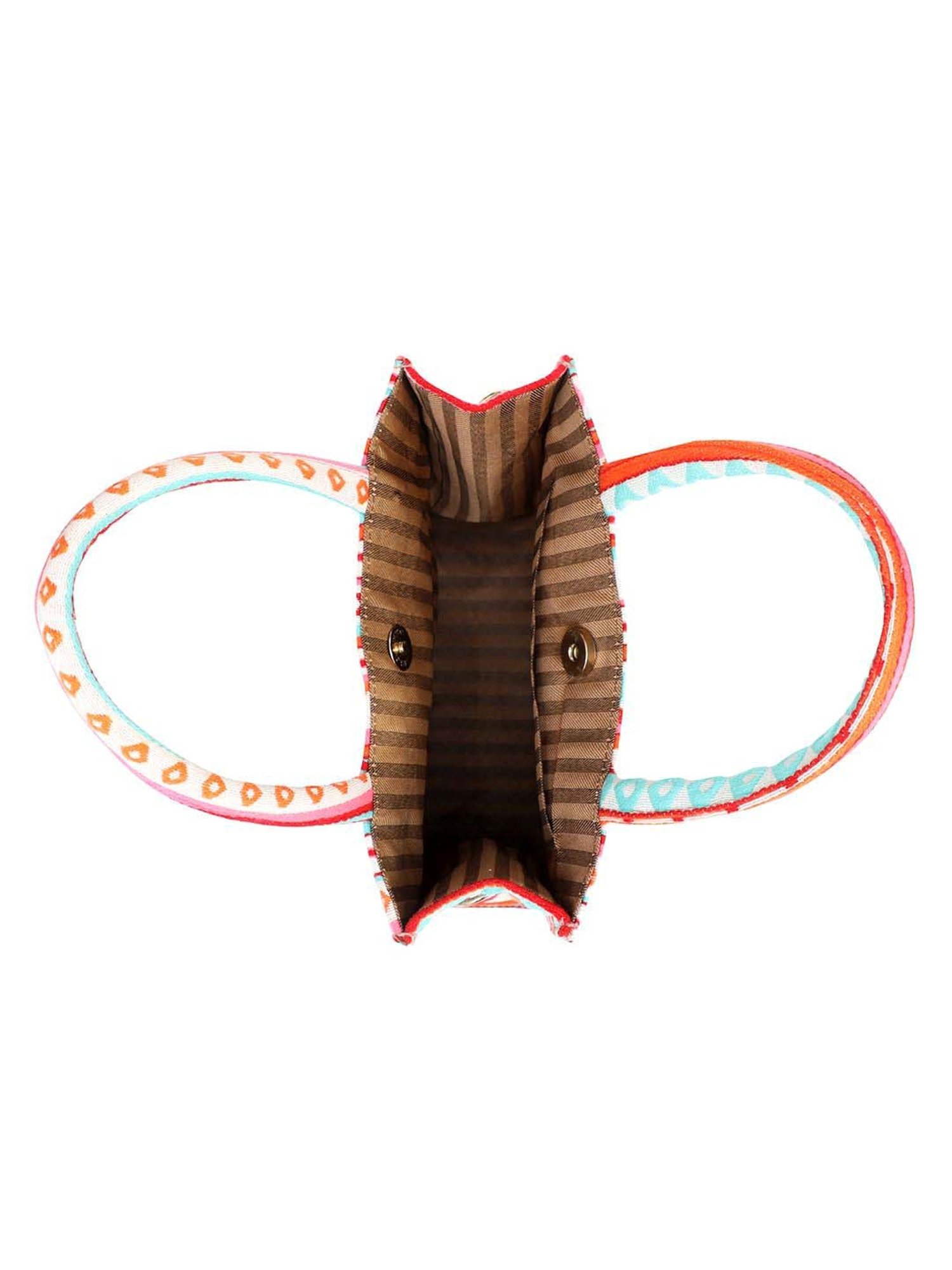 NR by Nidhi Rathi Multicolor Textured Medium Handbag