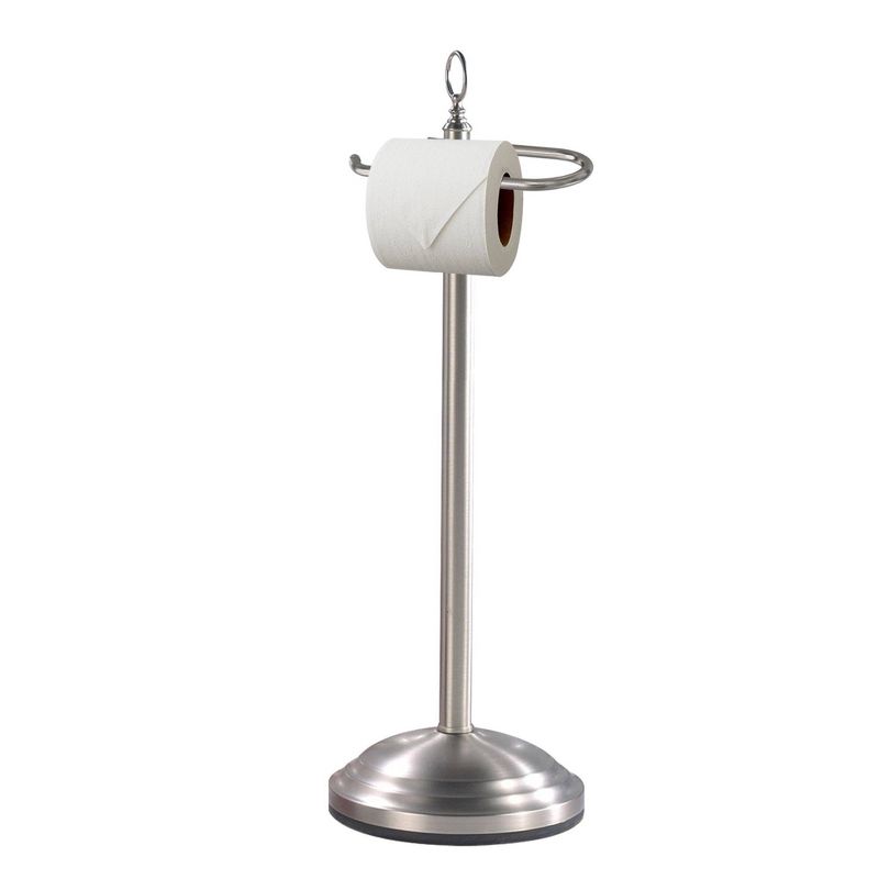Freestanding Toilet Tissue Holder Brushed Nickel - Nu Steel