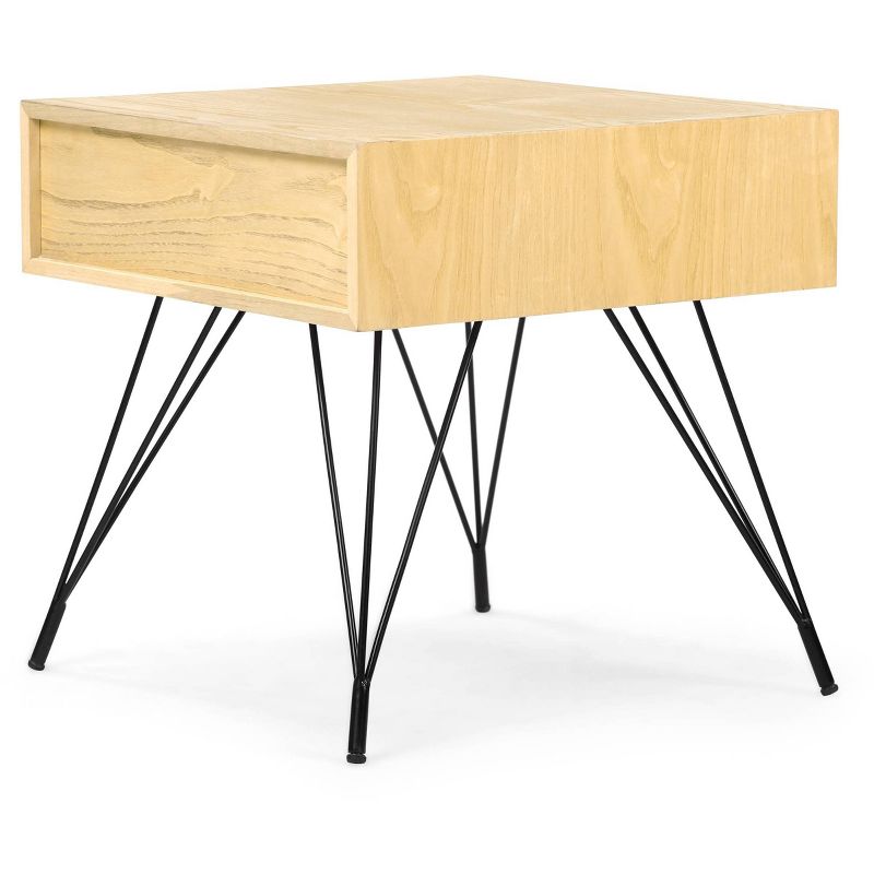 Newell Side Table Natural - Adore Decor