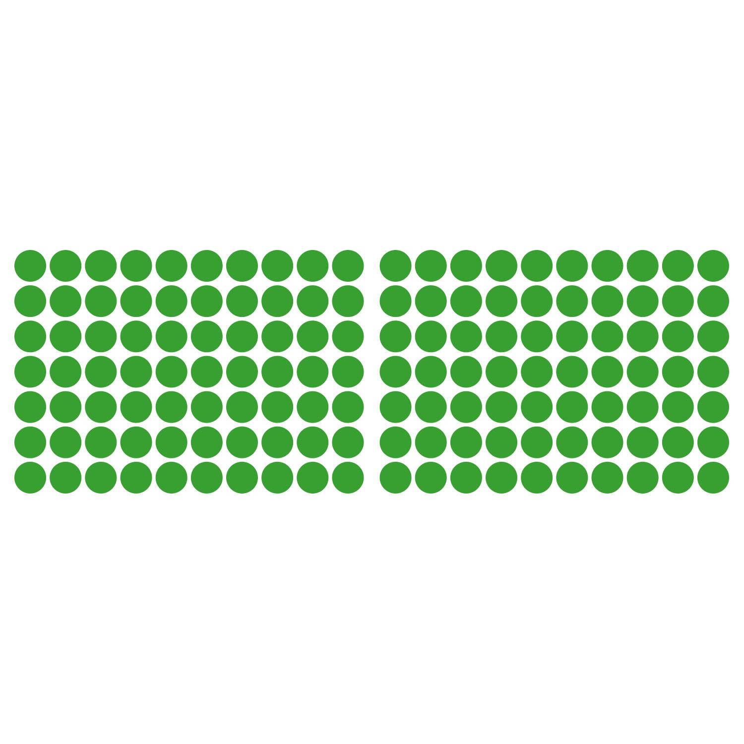 LiteMark 2 Inch Orange Dot Decals - Pack of 80