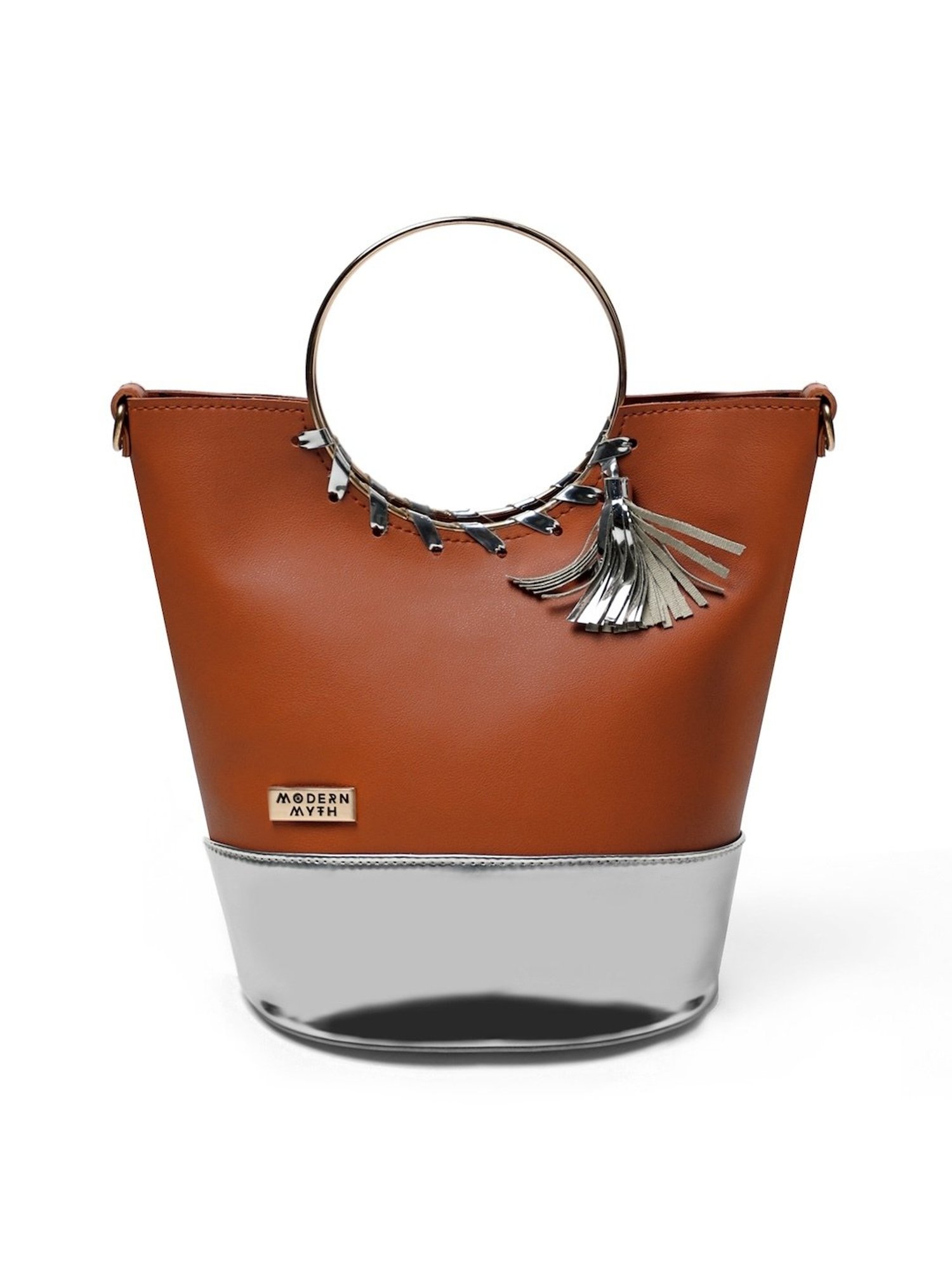 Modern Myth Spotlight Brown Medium Bucket Handbag