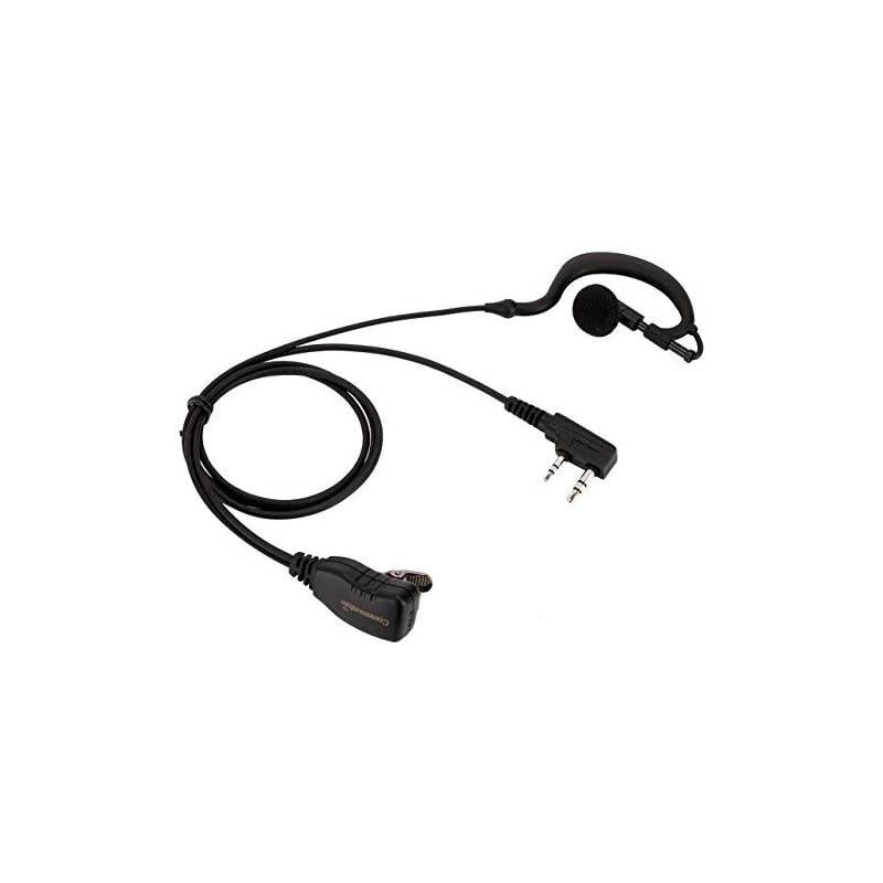 Wire Earhook Earpiece for Baofeng Radios BFF8HP BFF9 UV82 UV82HP UV82C UV5R UV5R5 UV5RA UV5RE UV5X3 V2+ and TYT Wouxun Kenwood 2Pin Radio Reinforced Cable G Shape Headset