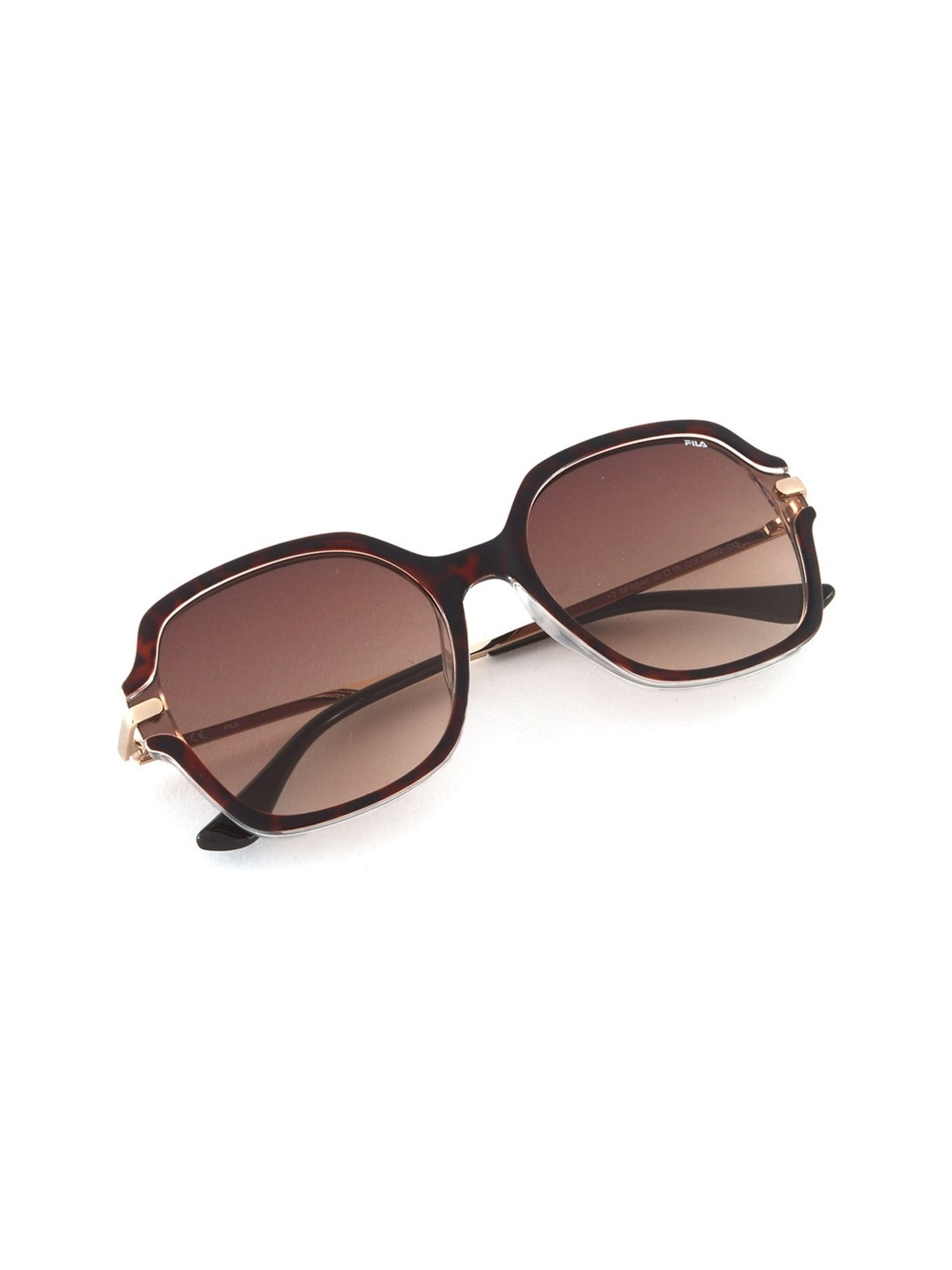 Fila Brown Square Sunglasses for Women