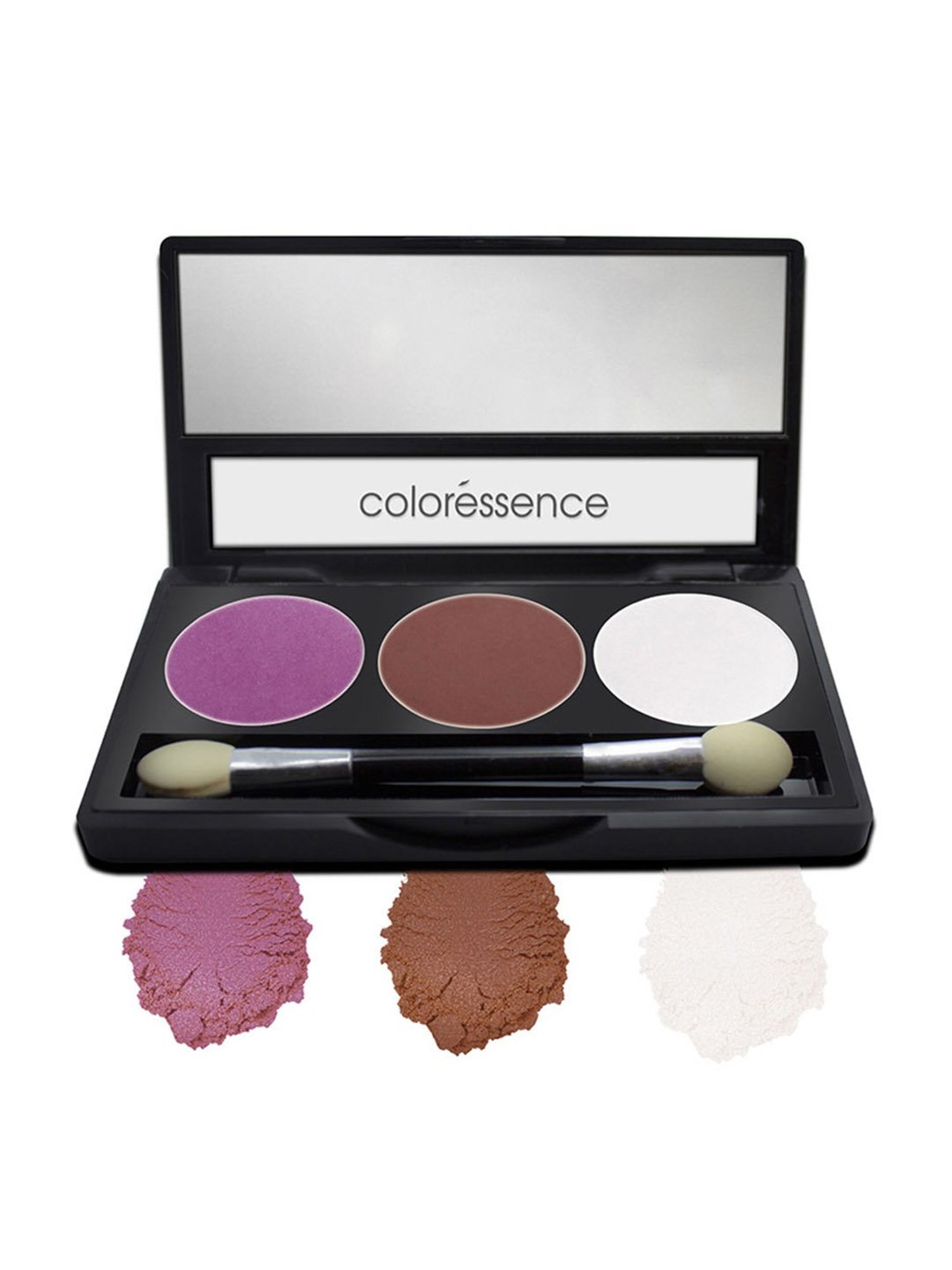 Coloressence Satin Eye Shades Smooth Formula Eyeshadow Makeup Palatte Amethyst - 3.5 gm