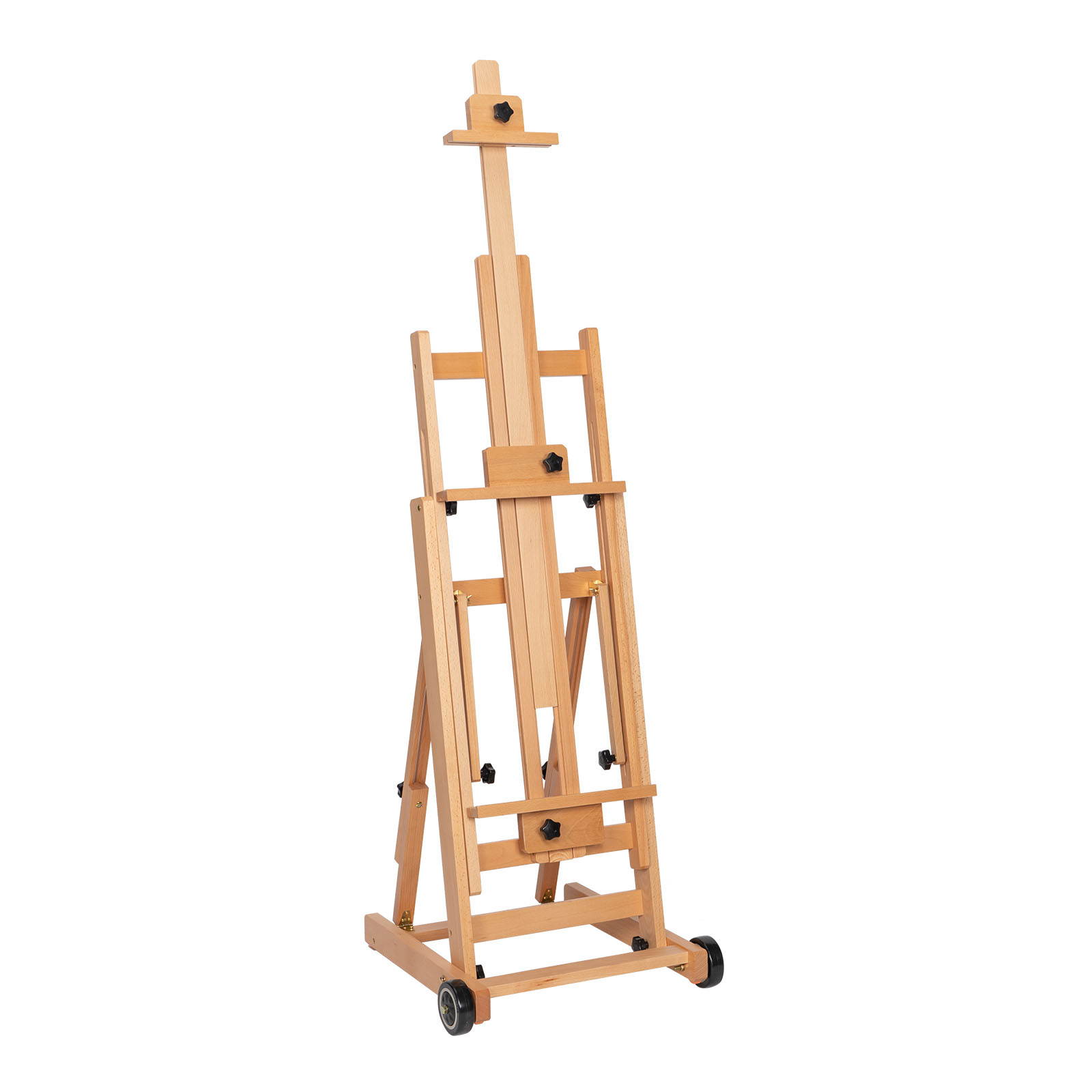 Balanced Dual-Purpose Large Painting Cart with Wheels Easel