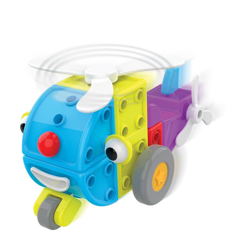 The Learning Journey Techno Kids 4 IN 1 On The Go Construction Sets 25+ pcs