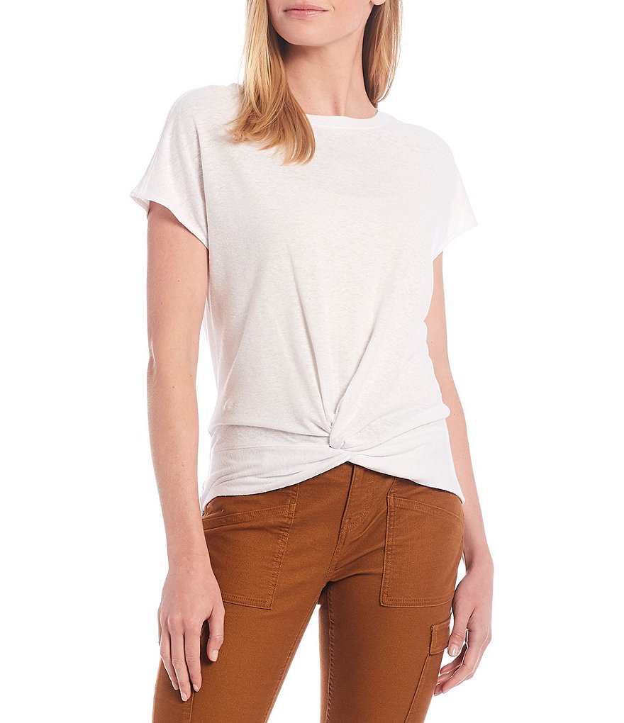 prAna Pacific Drift Twist Knot Front Knit Tee