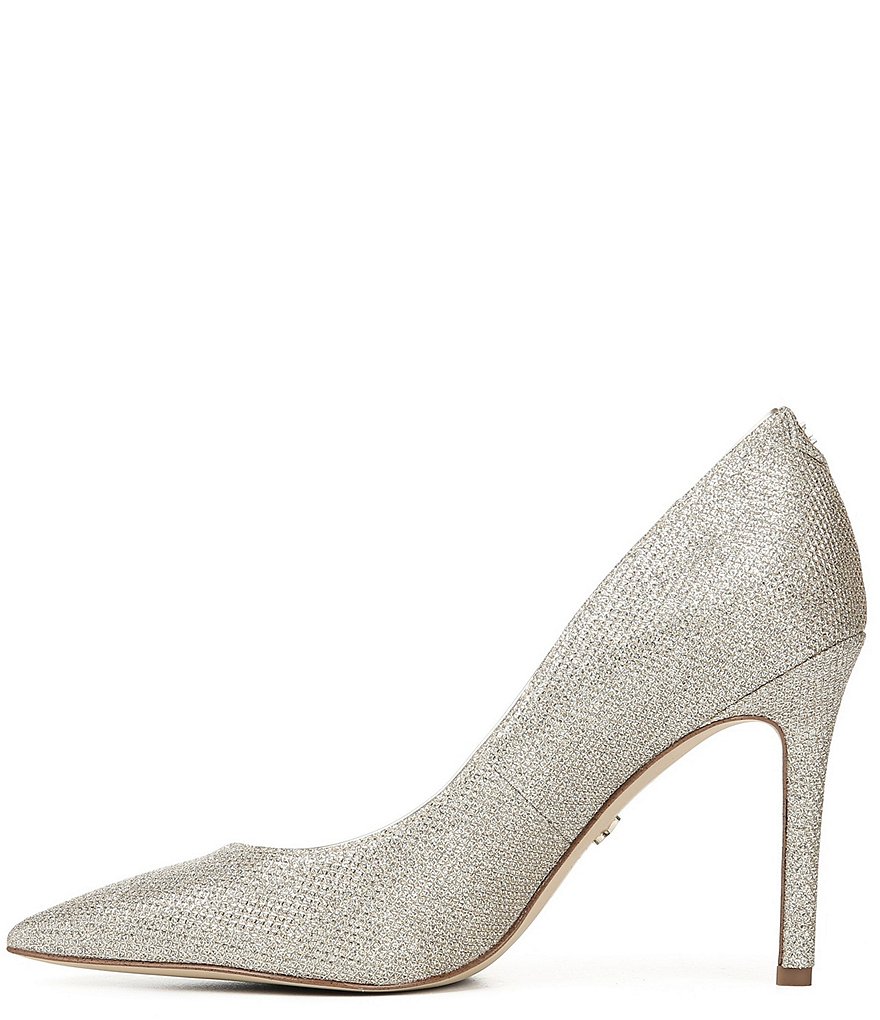 Pelle Moda Berlin Glitter Ankle Strap Pumps