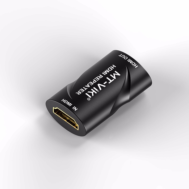 1 picese  MT-HE40 HDMI Cable Connector 15m 4K 2K Extender Total 30m 20m 1080P 3D Repeater Total 40m with IC Inside Stable Performance