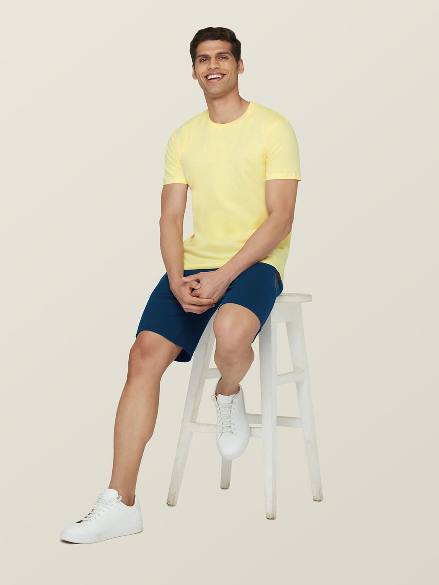 XYXX Light Yellow Crew T-Shirt