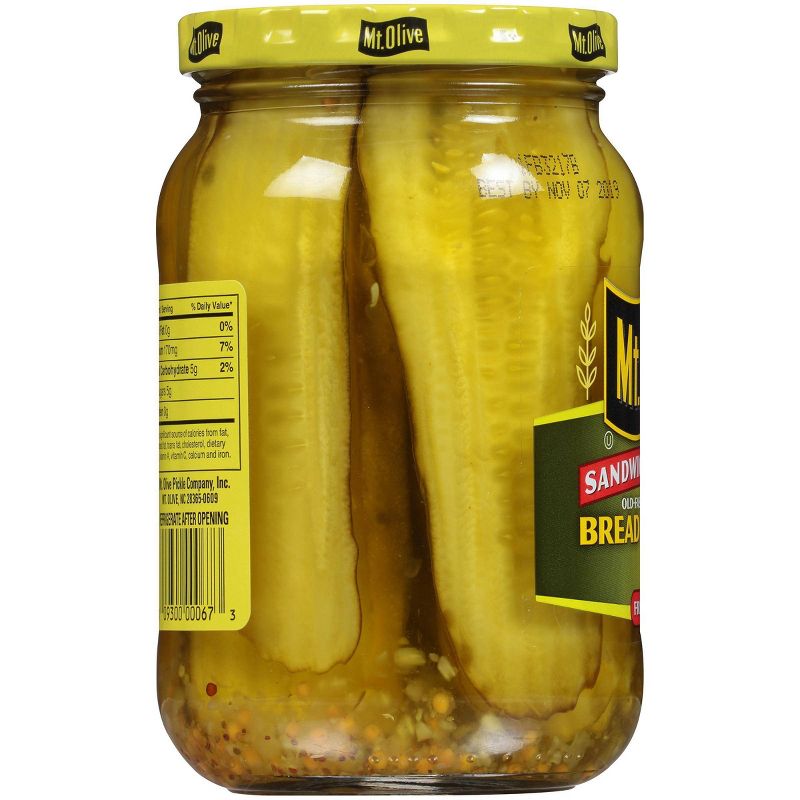 Mt. Olive Sandwich Stuffers Old-Fashioned Sweet Bread and Butter Pickle Slices - 16oz