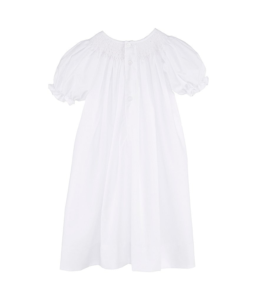 Petit Ami Baby Girls Newborn-9 Months Smocked Gown & Bonnet Set