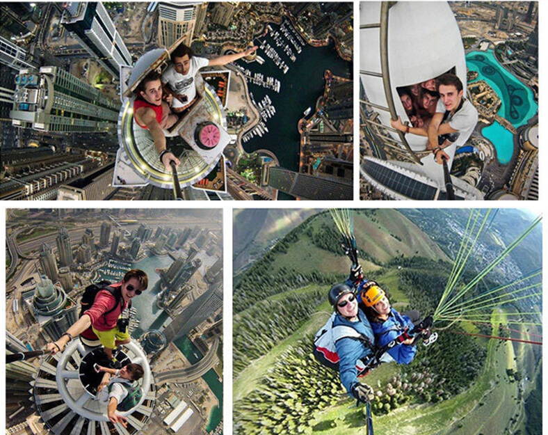 Luxury Extendable Folding Wired Selfie Stick Monopod For Samsung Galaxy S5 Note3 iphone 6 5S(Black)