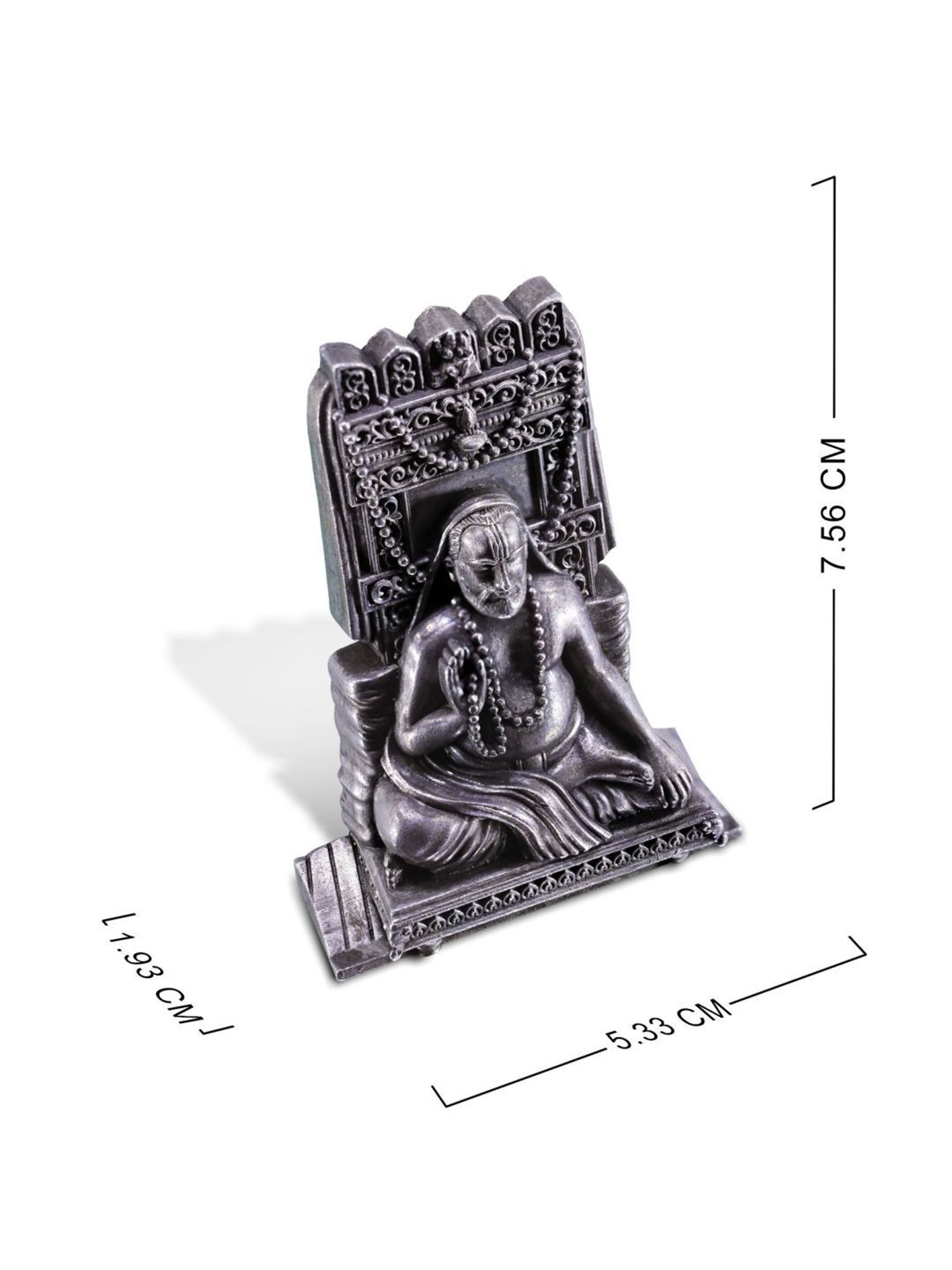 Sri Jagdamba Pearls 0.8 Silver Vishnu Idol
