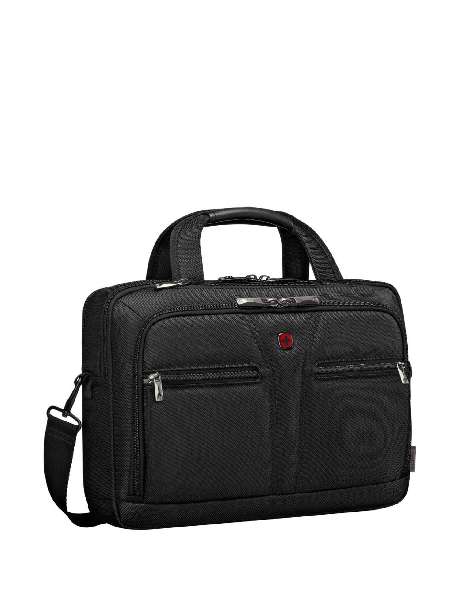 Wenger Black Polyester Small Laptop Messenger Bag
