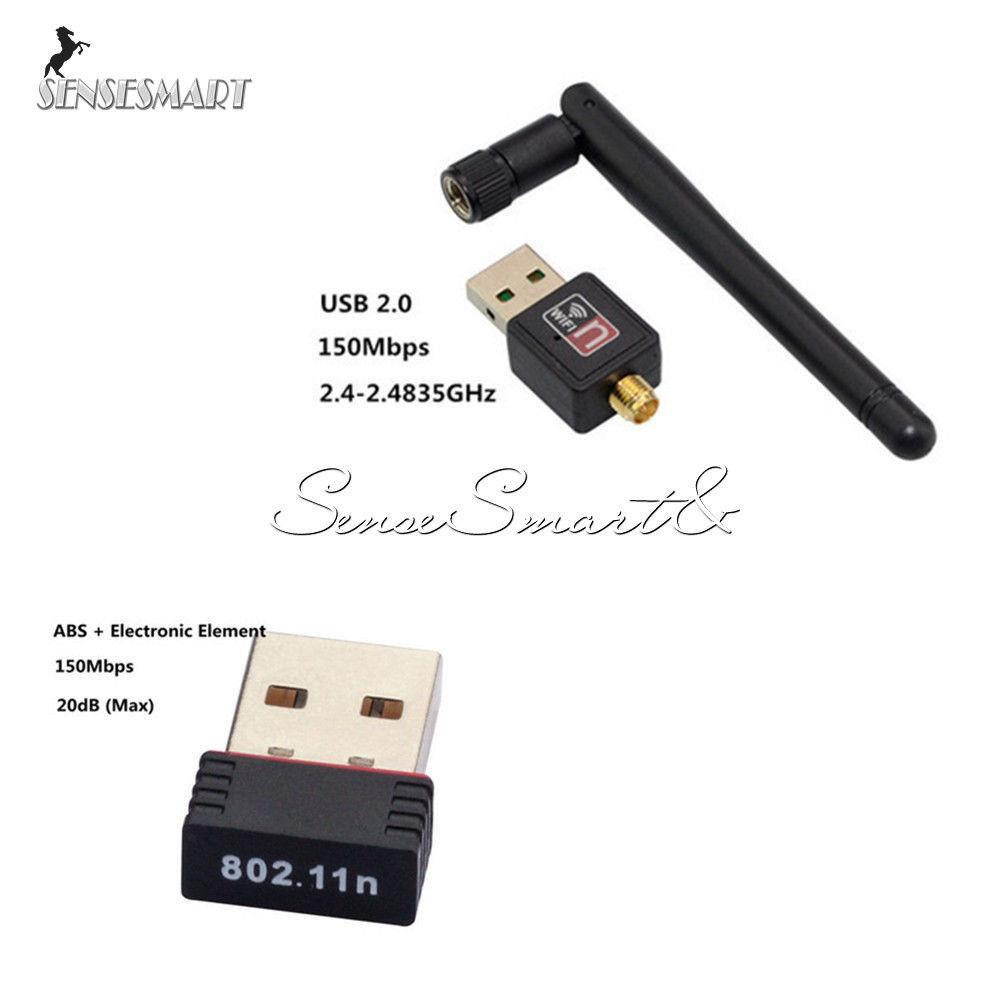 150Mbps USB 2.0 802.11N/G/B Mini WiFi Antenna LAN Card Adapter Wireless Network