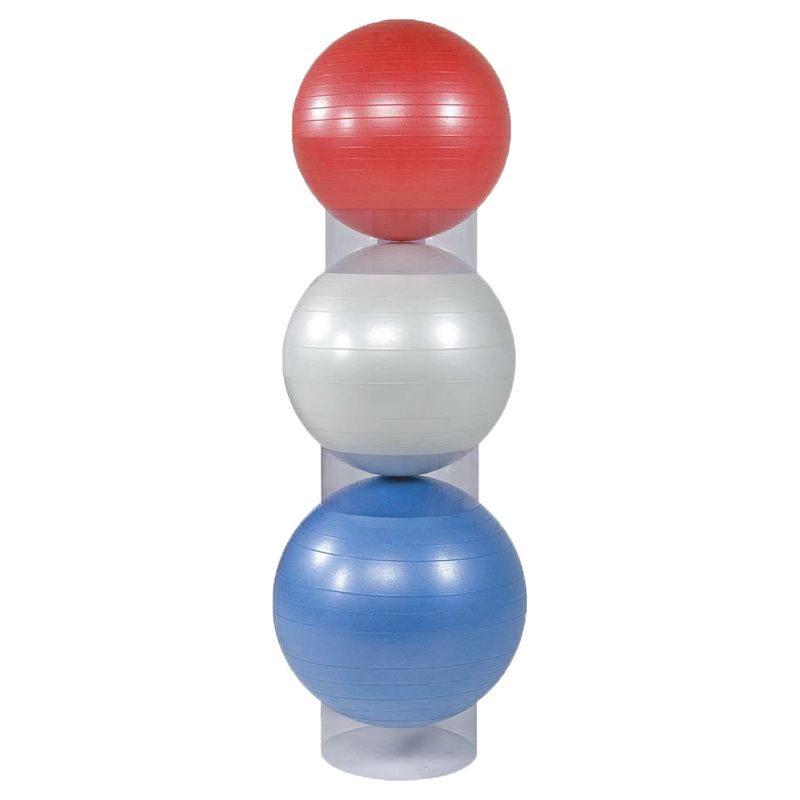 Power Systems 81020 Home Gym Stability Ball Storage Stackers for 45 to 75 cm Balls, Set of 3 Stackers