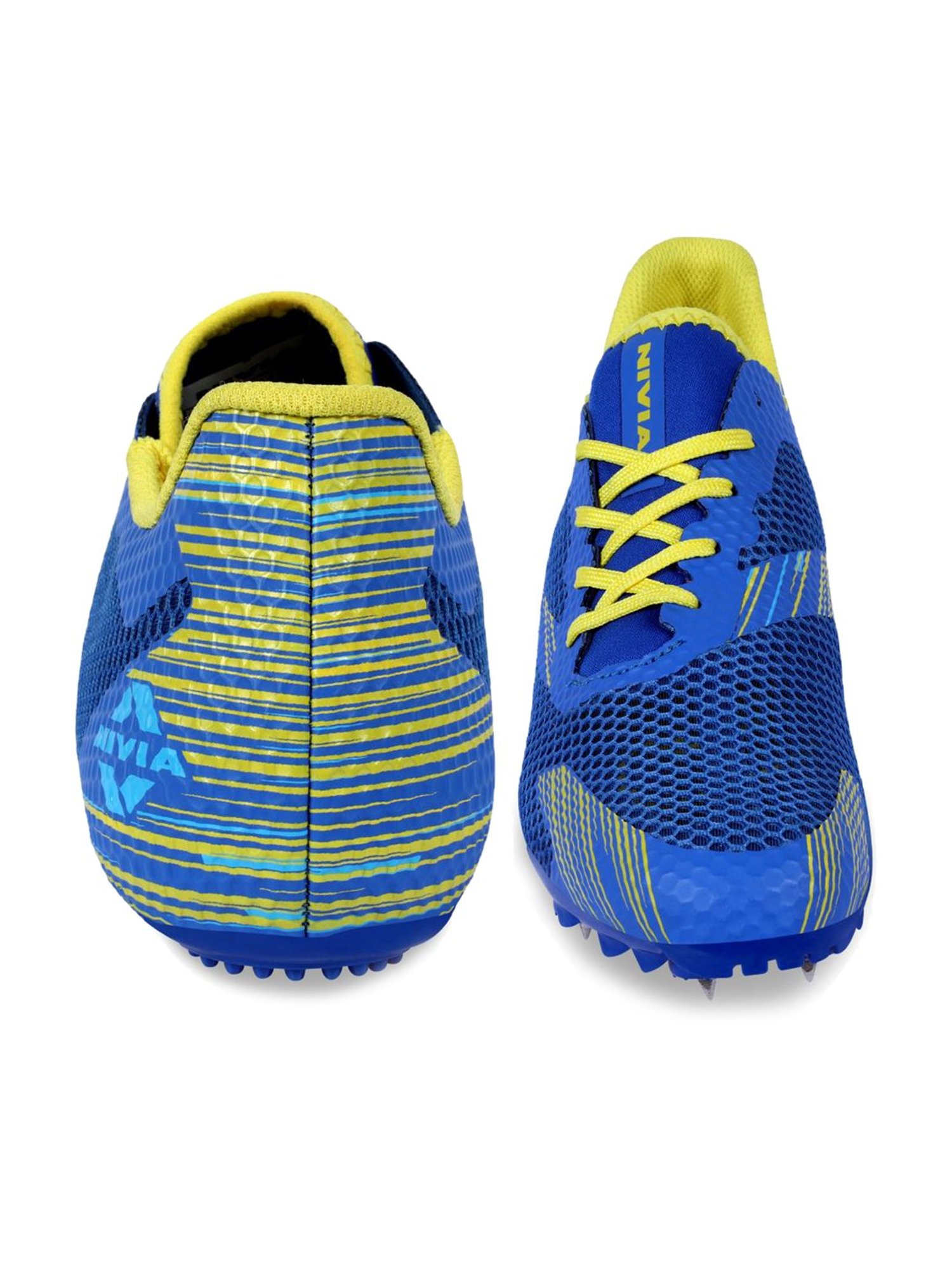 Nivia Men's Track and field-100 Blue Cricket Shoes