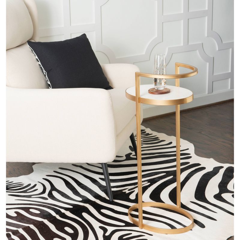 Kleier Side Table Gold - Powell Company