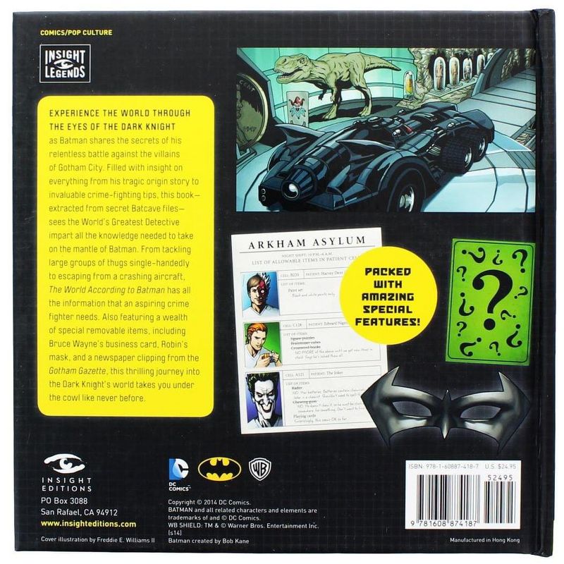 Nerd Block The World According to Batman Hardcover Book (Insight Legends)