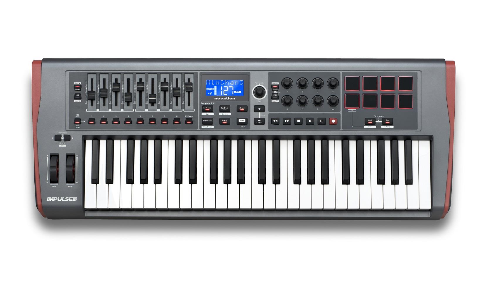 Novation Impulse 49 USB/MIDI 49-Key Keyboard Controller