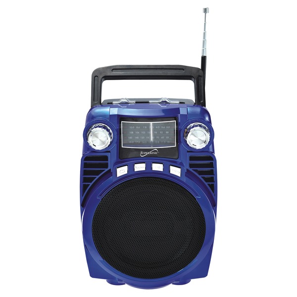 Bluetooth(R) 4-Band Radio (Blue)
