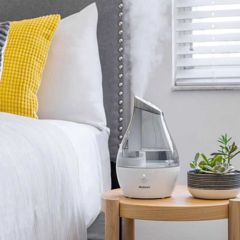 Holmes 0.5gal Virtually Silent Ultrasonic Cool Mist Humidifier