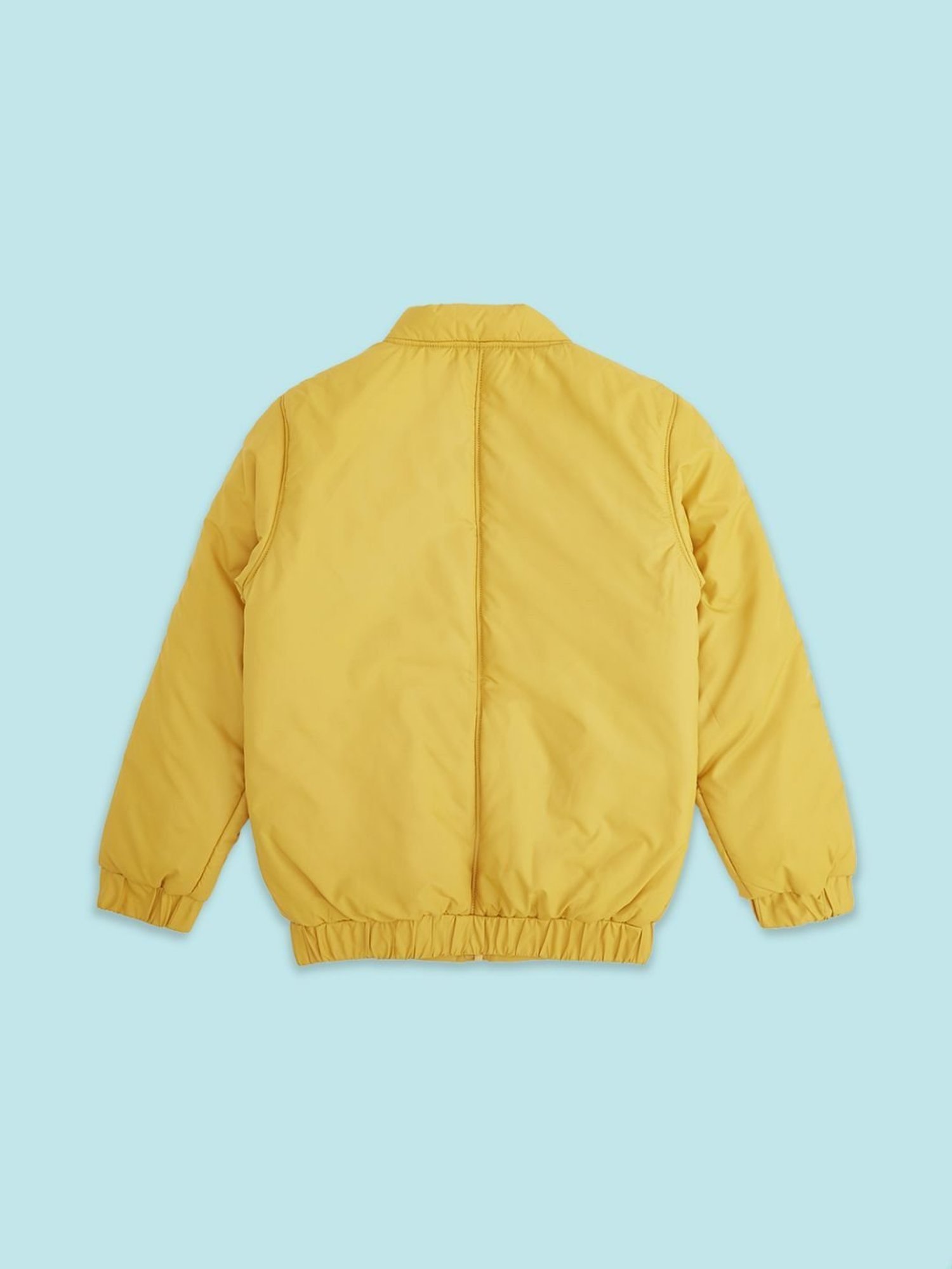 Allen Solly Junior Navy & Green Color Block Full Sleeves Jacket