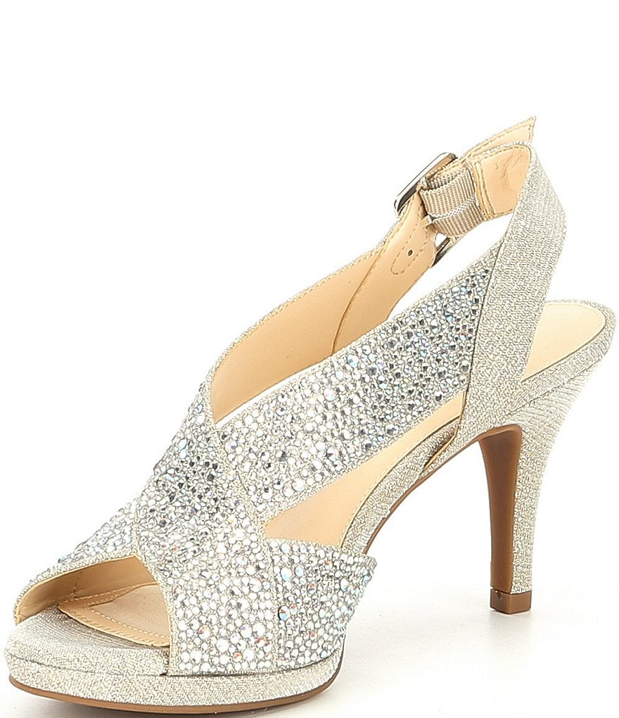 Alex Marie Lavonne Crisscross Platform Dress Sandals