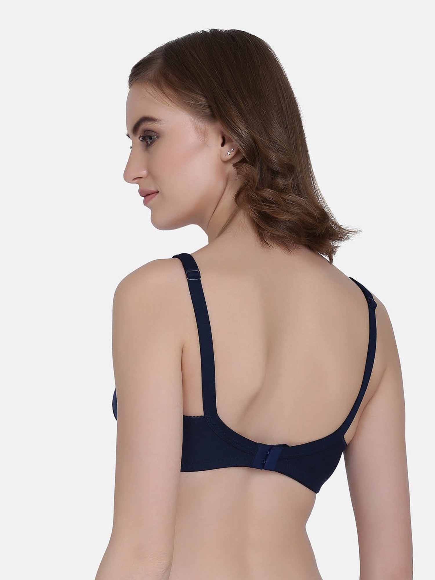 Da Intimo Navy Non Wired Non Padded Minimizer Bra