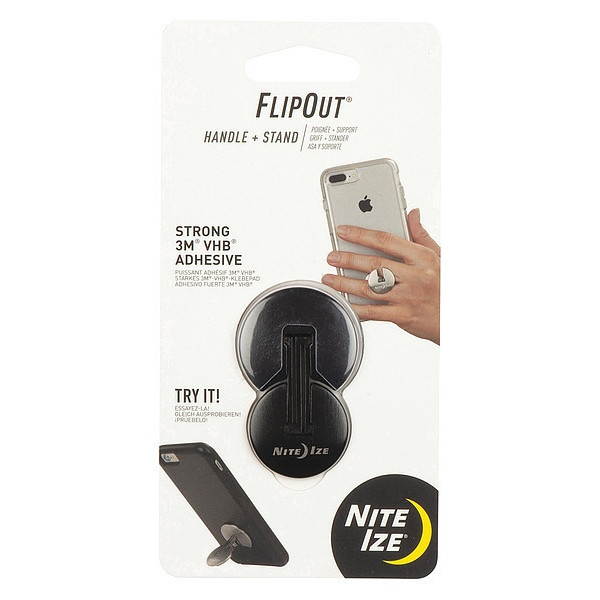 Nite Ize FlipOut Handle with Stand, Black, One Size,
