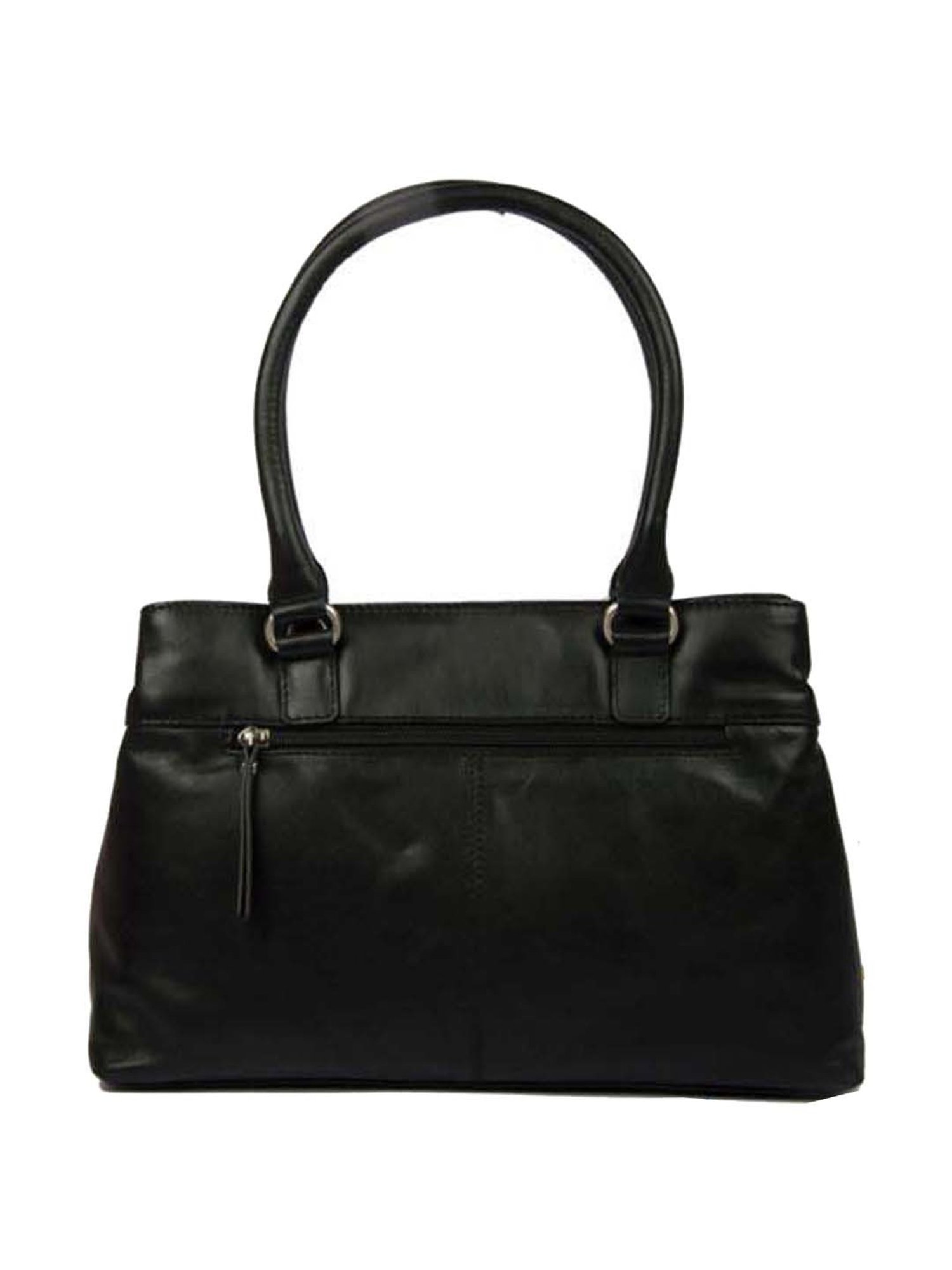 BULCHEE SS 23 Black Solid Medium Shoulder Handbag