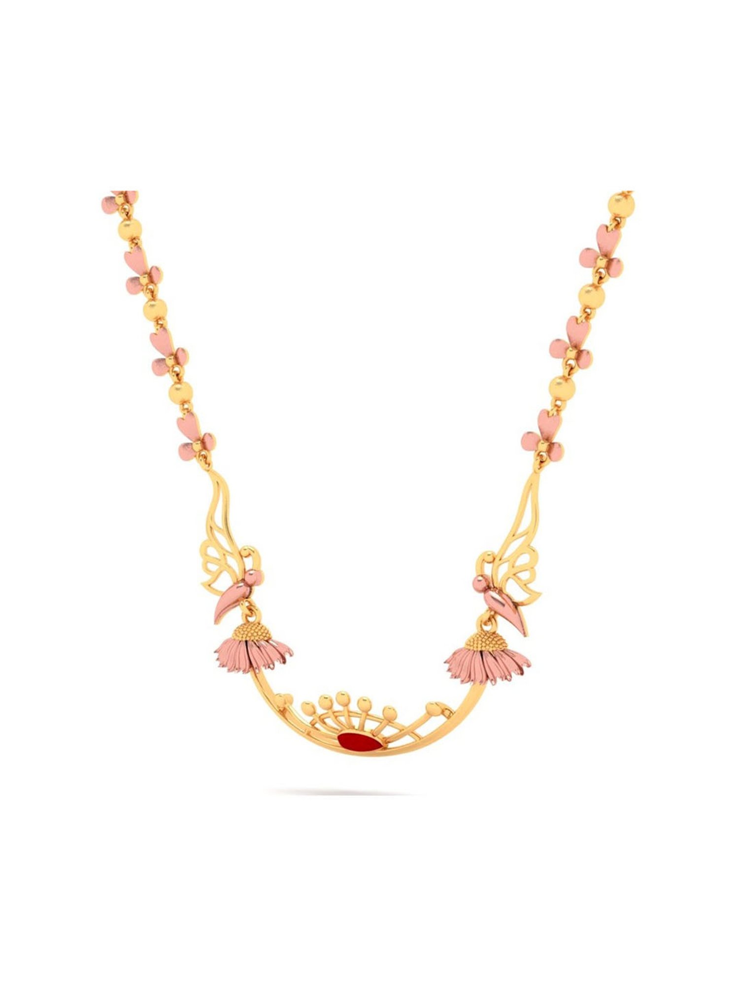 P.C. Chandra Jewellers 14k Yellow Gold Special Design Necklace