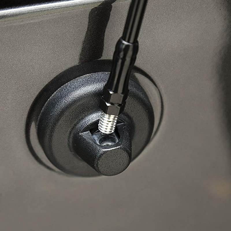 Radio Antenna for Jeep Wrangler 7-inch Flexible Metal Car Radio Antenna for 2007 to 2020 Jeep Wrangler JK JKU JL JLU Sahara Rubicon 2 4 Door Gladiator