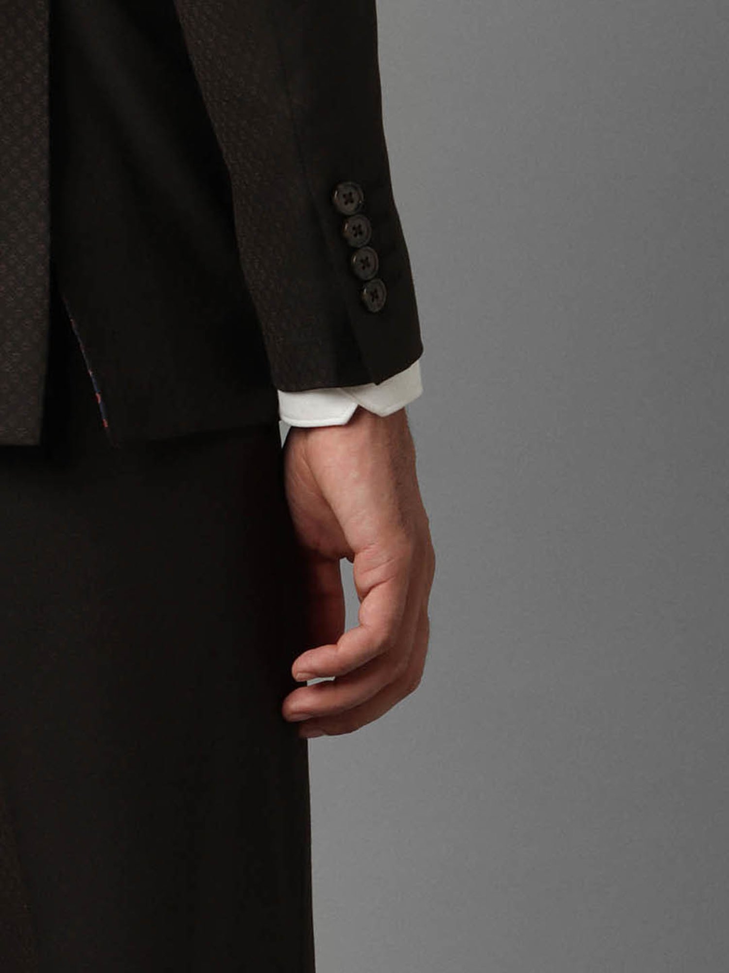 Louis Philippe Mid Brown Slim Fit Three Piece Suit