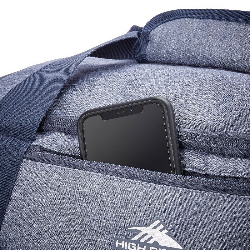 High Sierra 50L Packable Duffel Bag - Black/Blue