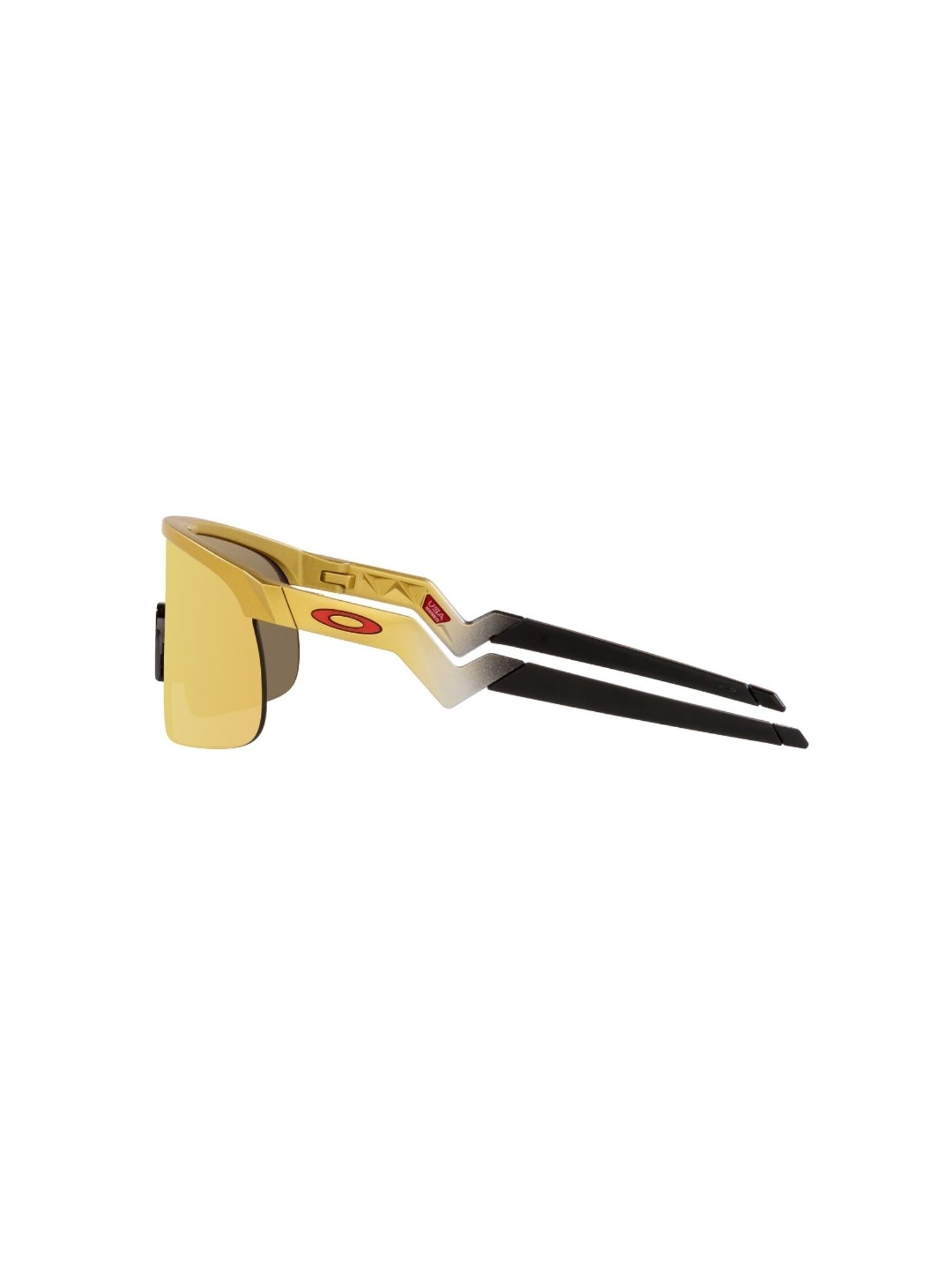 OAKLEY JUNIOR Boys UV Protected Gold Lens Rectangle Sunglasses - 0OJ901090100823