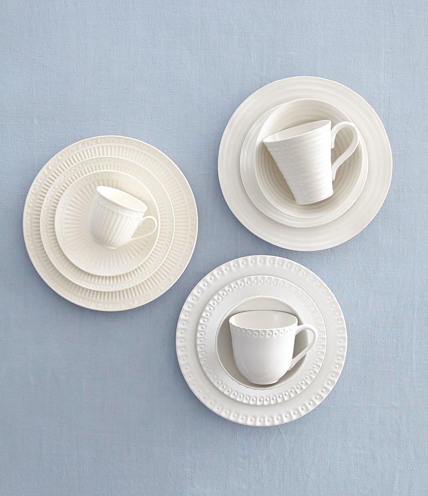 Sophie Conran for Portmeirion 4-Piece White Porcelain Mini Dip Dish Set