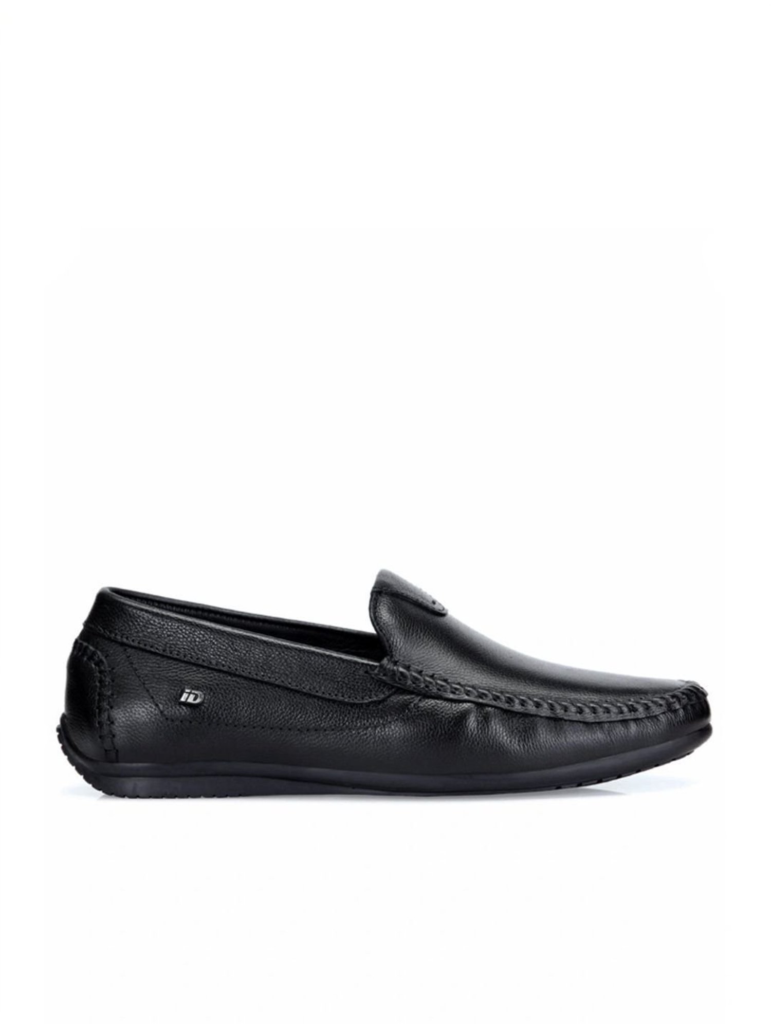 ID Men's Black Casual Loafers