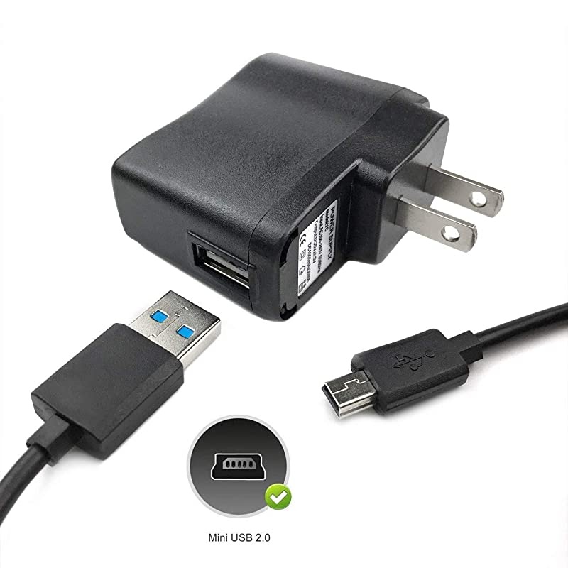 Charge Power Cable Cord with Power Adapter Set for Texas Instruments TINspire TI Nspire CX TI Nspire CX CAS TI Touchpads TI 84 Plus C TI 84 Plus C Silver Edition Graphing Calculators