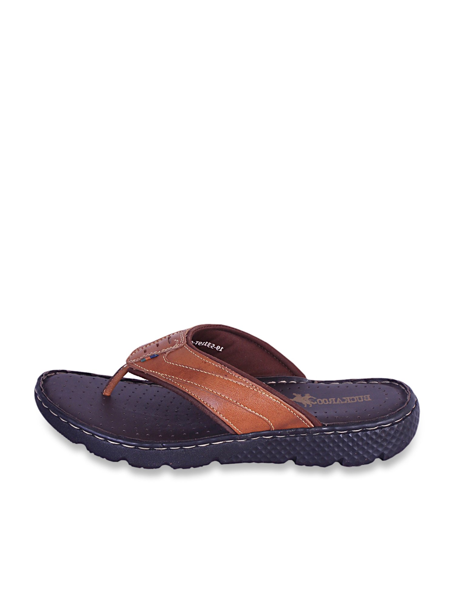 BCK by Buckaroo Men's FOMA Tan Thong Sandals